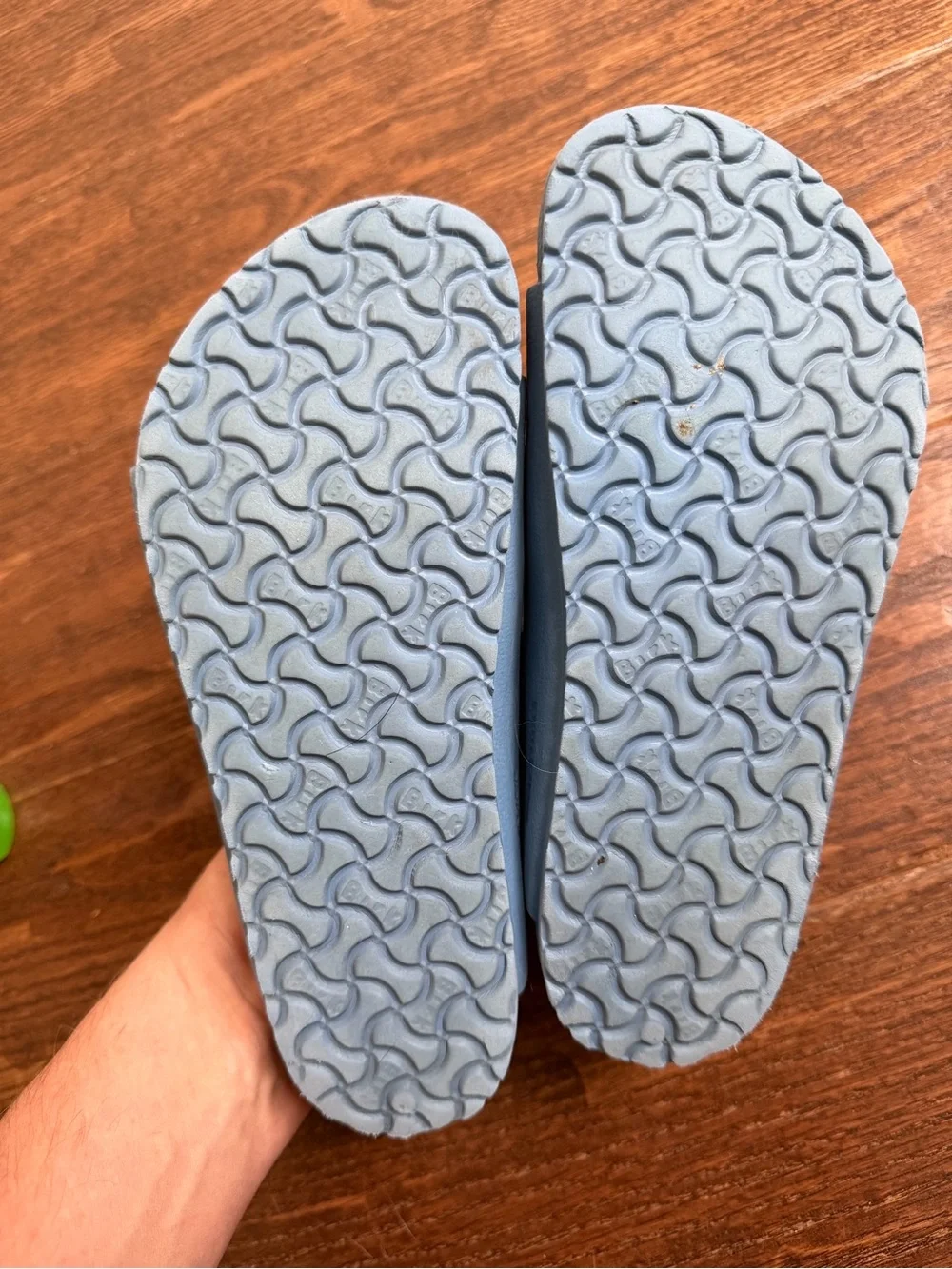 Birkenstock Light Blue Kids Double-Strap Slide Sandals